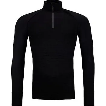 Pánské Merino triko 230 Competition Zip Neck Ortovox Black Raven velikost oblečení M