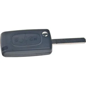 Autoklíč Náhradní obal klíče Peugeot, 2 tlačítka