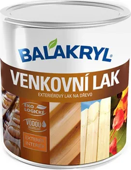 Barva na dřevo Balakryl Venkovní lak lesk 700 g bezbarvý