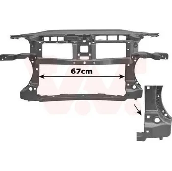 Auto-moto Přední obložení VAN WEZEL 5839678