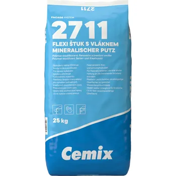 Omítka Cemix Flexi štuk s vláknem 2711 bílý 25 kg