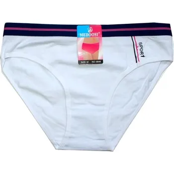 Dámské kalhoty Dámské kalhotky do boků, jednobarevné 6648 bílé