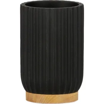 Zásobník na papírové ručníky Kelímek na zubní kartáčky Andrea House BA72043 | černá BA72043