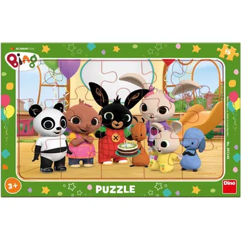 Puzzle Dino Bing ve školce 15 dílků