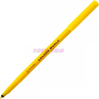 Centropen 7550Y popisovač Colour World - žlutá