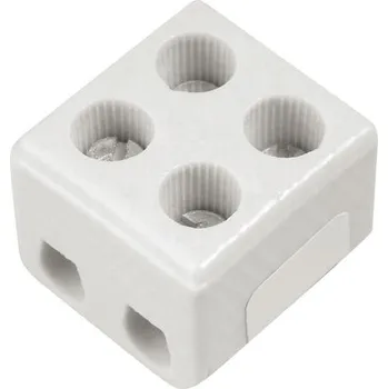 svorka Svorkovnice keramická 6111-06 4mm² 400V 2p