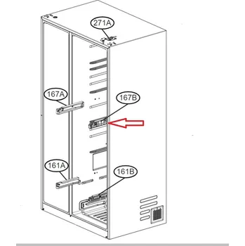 Originální kolenjička LG MEA66351602 pro šuplík v chladničce LG