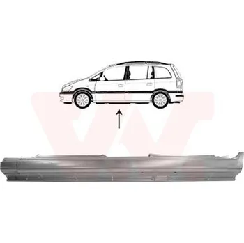 Prah karosérie Nástupní panel VAN WEZEL 3792103