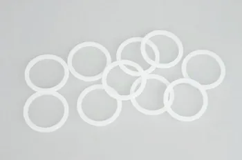 Kroužek na záclonu a závěs Holar Kroužek na záclony 34 mm 10 ks bílý plastový