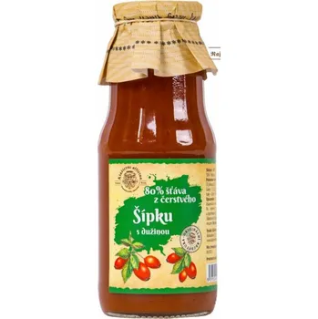 Zdraví Šťáva z čerstvého šípku s dužinou