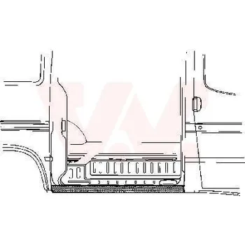 Karosérie Nástupní panel VAN WEZEL 1895110