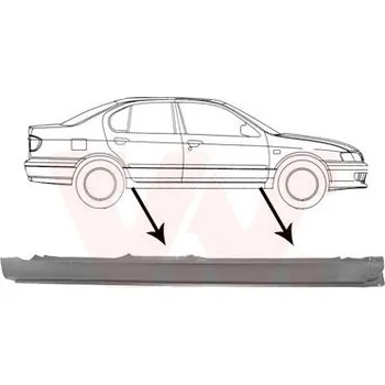 Prah karosérie Nástupní panel VAN WEZEL 3348104