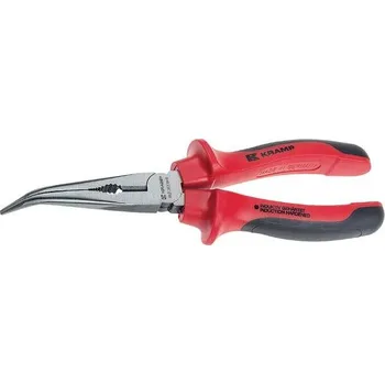 Půlkulaté kleště zahnuté, 200 mm