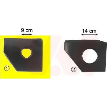 Příslušenství karosérie Boční stěna VAN WEZEL 1837191