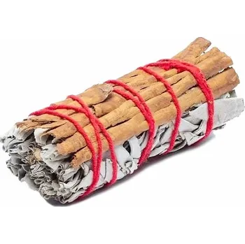 Šalvěj bílá a skořice vykuřovací svazek 10 cm cca 10 cm