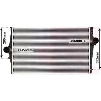 Chladič motoru Chladič turba VAN WEZEL 59004151