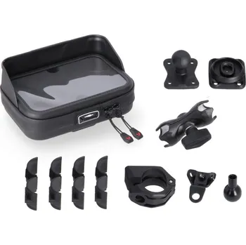Motodoplněk Universal GPS mount kit s L drybag. vč. 2" klema, držák na řídítka /zrcátko