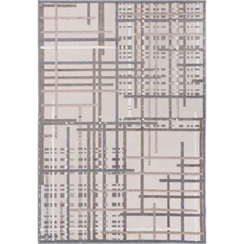 Koberec Moderní koberec Aventura - čáry 1 - krémový Rozměr koberce: 80x150 cm