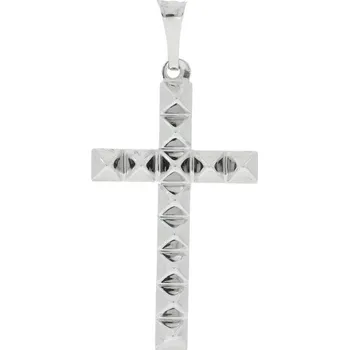 Přívěsek Zlatý křížek s pyramidami