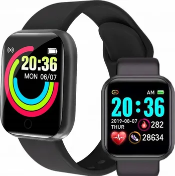 SmartWatch Square D13 černé Chytré hodinky SmartWatch Square D13 černé