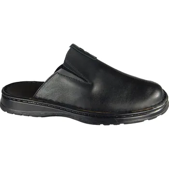 Pánské polobotky S 1737 - 001 pánské kožené zdravotní nazouváky 48