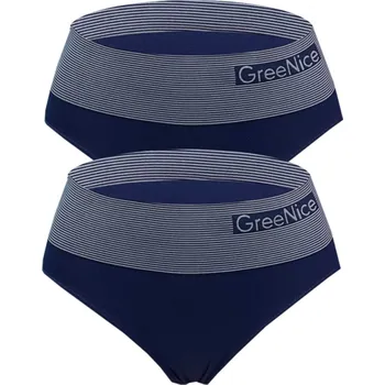 Dámské spodní prádlo Dámské bezešvé kalhotky GreeNice - ART.3953 ( 2 ks v balení ) Barva: Modrá, Velikost: XL/XXL