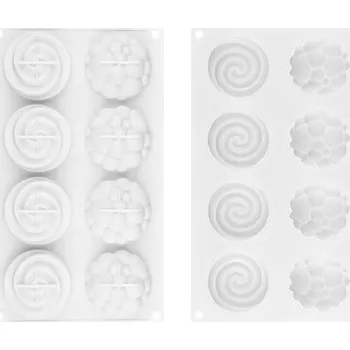 Silicolove Silikonová forma na vrchní část tartaletky kulaté 4x4