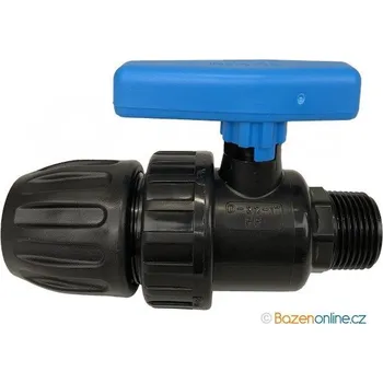 Vodovodní potrubí PE ventil 25 mm s vnějším závitem 3/4"