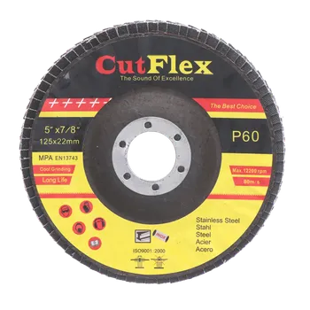 Brusný kotouč CutFlex Lamelový brusný kotouč na ocel a nerez, ø 125 mm, zrno 60