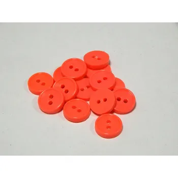 Knoflík GU240, Plastový knoflík, růžový, 11 mm / 1 kus