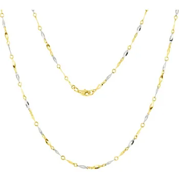 Náhrdelník GEMMAX Elegantní zlatý náhrdelník délka 42 cm – zlatý šperk ryzosti 585/1000 v Dárkovém balení s Certifikátem GLNCN-42-34711