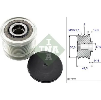 Auto-moto Předstihová spojka INA 535 0140 10