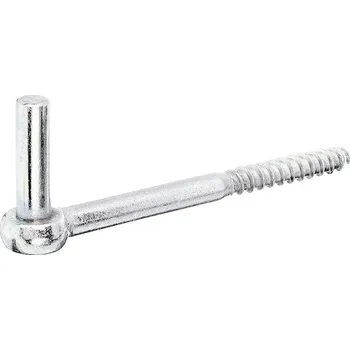 Tesařské kování Šroubový hák pro závěs Ø Ø13/165x62 mm, galvanický žlutý pozink