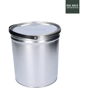 Lak na dřevo Kansai Helios Barva antikorozní polomatná na zinek 5 kg černo-olivová