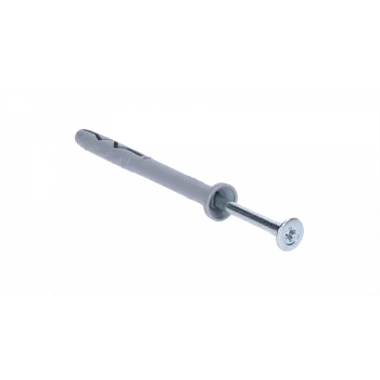 Hmoždinka Klimas hmoždinka natĺkacia 8x160 se zápustným límcem a vrutem 4.9x165 se zápustní hlavou