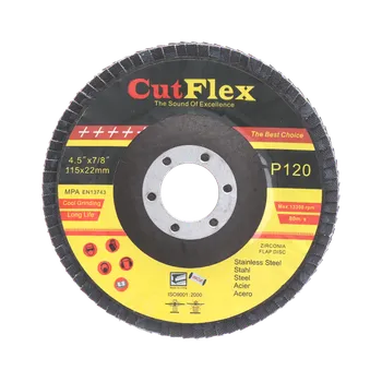 Brusný kotouč CutFlex brúsny kotúč lamelový na oceľ a nerez, 115x22,2 zrno 120