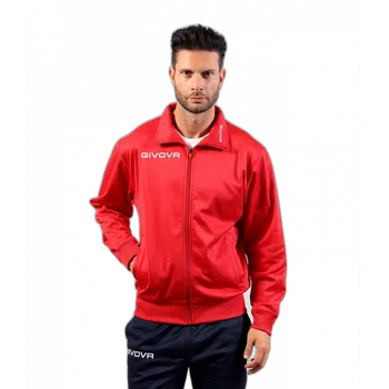 tepláková bunda givova Mono červená 0012 S