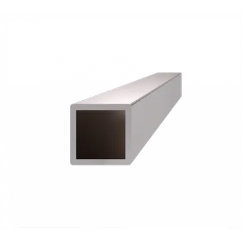 Příslušenství pro plot profil uzatvorený 12x12x1mm, cena za 1ks (2m), brúsená nerez K320 /AISI304,