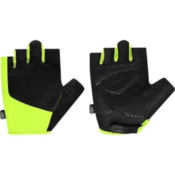 Cyklistické rukavice Spokey Pánské cyklistické rukavice Avare černo-žluté, vel.XL