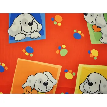 HEDVA ČESKÝ BROKÁT Ofabra 160 PEJSEK červená