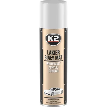 Autokosmetika K2 Rychleschnoucí bílá akrylová barva 500 ml L342 K2 L342
