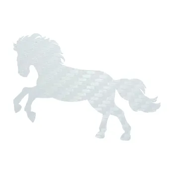 Samolepící dekorace SAMOLEPKA Kůň 098 levá běh (51 - 3D karbon bílý) NA AUTO, NÁLEPKA, FÓLIE, POLEP, TUNING, VLASTNÍ TEXT, TISK, AUTOSAMOLEPKY.cz, POLEPY, OBRÁZEK, LOGO, SAMOLEPKY