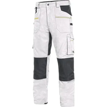 montérky STRETCH CXS kalhoty do pasu - bílá - 60/182