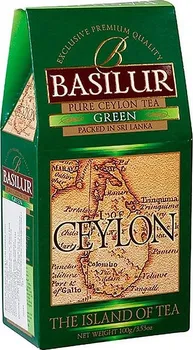 Čaj BASILUR Island of Tea Ceylon Green papír 100 g