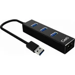 Geti GUH3AE vysokorychlostní USB rozbočovač + ethernet
