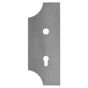 Dveřní kování KOVIAN, s.r.o. štít s otvormi 275x107x3mm, otvor na kľučku ø19,5 mm