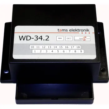 Modelová železnice TAMS Elektronik 43-02358-01-C plášť Příslušenství pro dekodér výhybky WD-34.2