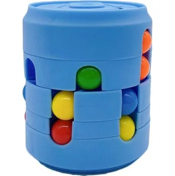 Hlavolam Made in China Věž skoro babylonská - drobná YLG Pop-top Can Spinner Magic Ball Puzzle Blue