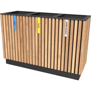 Venkovní odpadkový koš Koš na tříděný odpad MELA