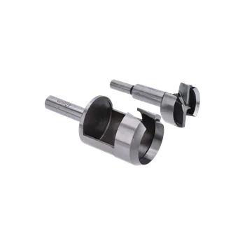 Vrták GEKO DOPRODEJ! sada 2 KS fréz PRO-TECH na frézování a přibíjení suků ve dřevě., D=40mm, valcová stopka